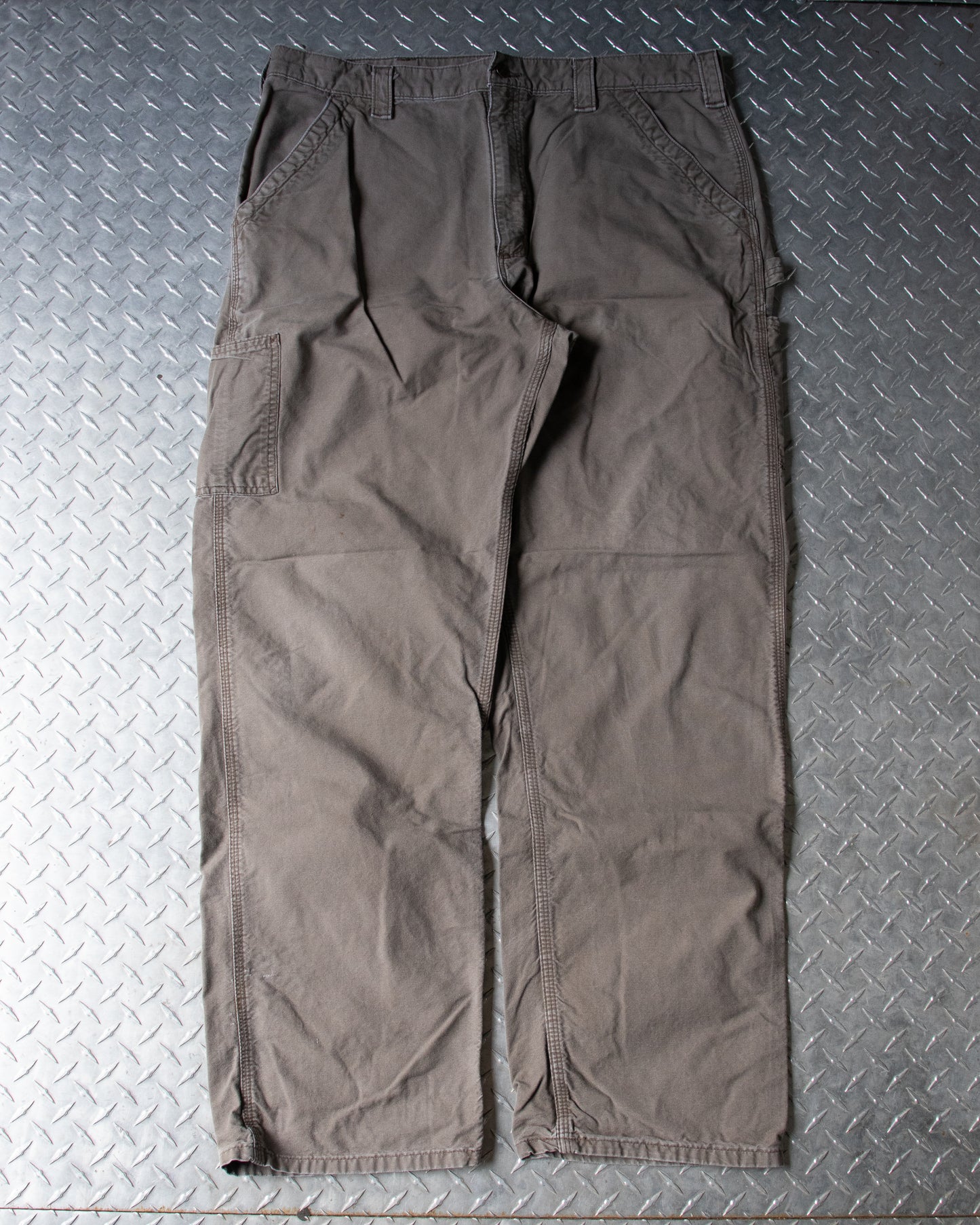 Grey Carhartt Carpenter Pants - 37 x 33