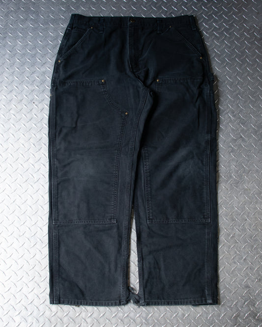 00s Black Double Knees Carhartt Carpenter Pants - 36 x 29