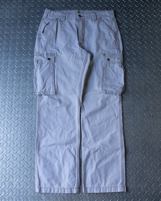 White Carhartt Cargo Pants - 32 x 31