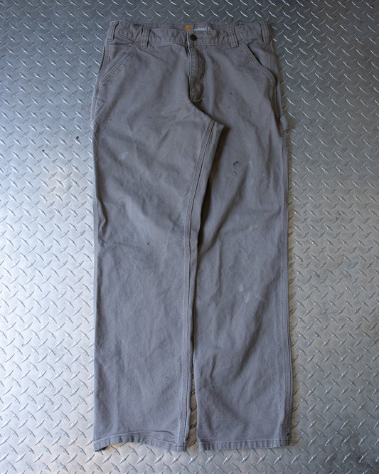 Grey Carhartt Carpenter Pants - 33 x 31