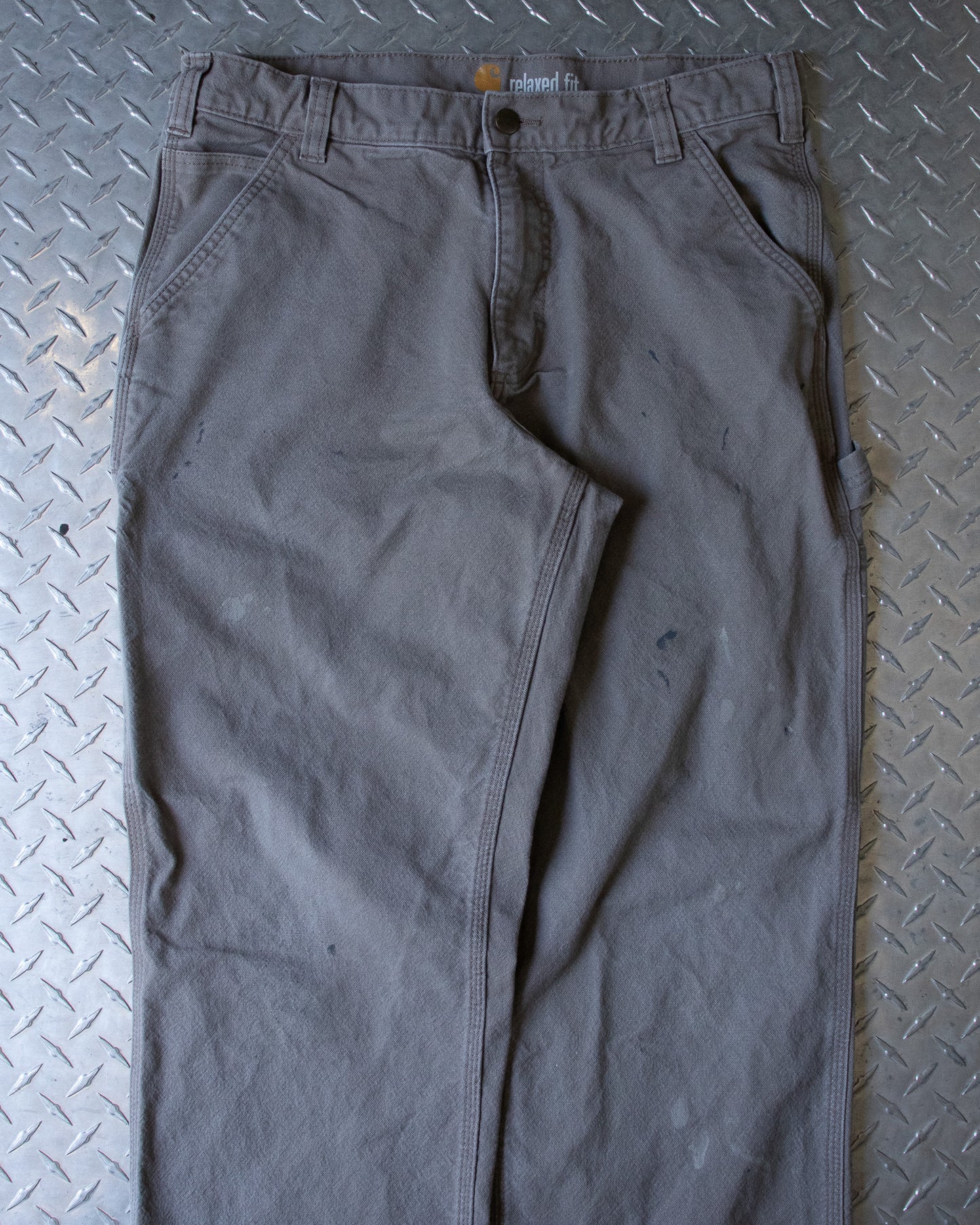 Grey Carhartt Carpenter Pants - 33 x 31