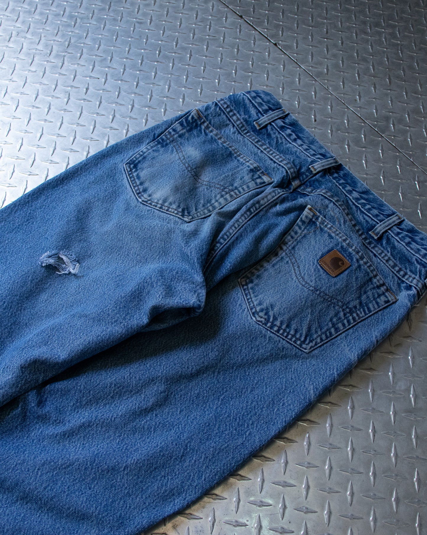 90s Denim Carhartt Blanket Lined Pants - 33 x 31.5