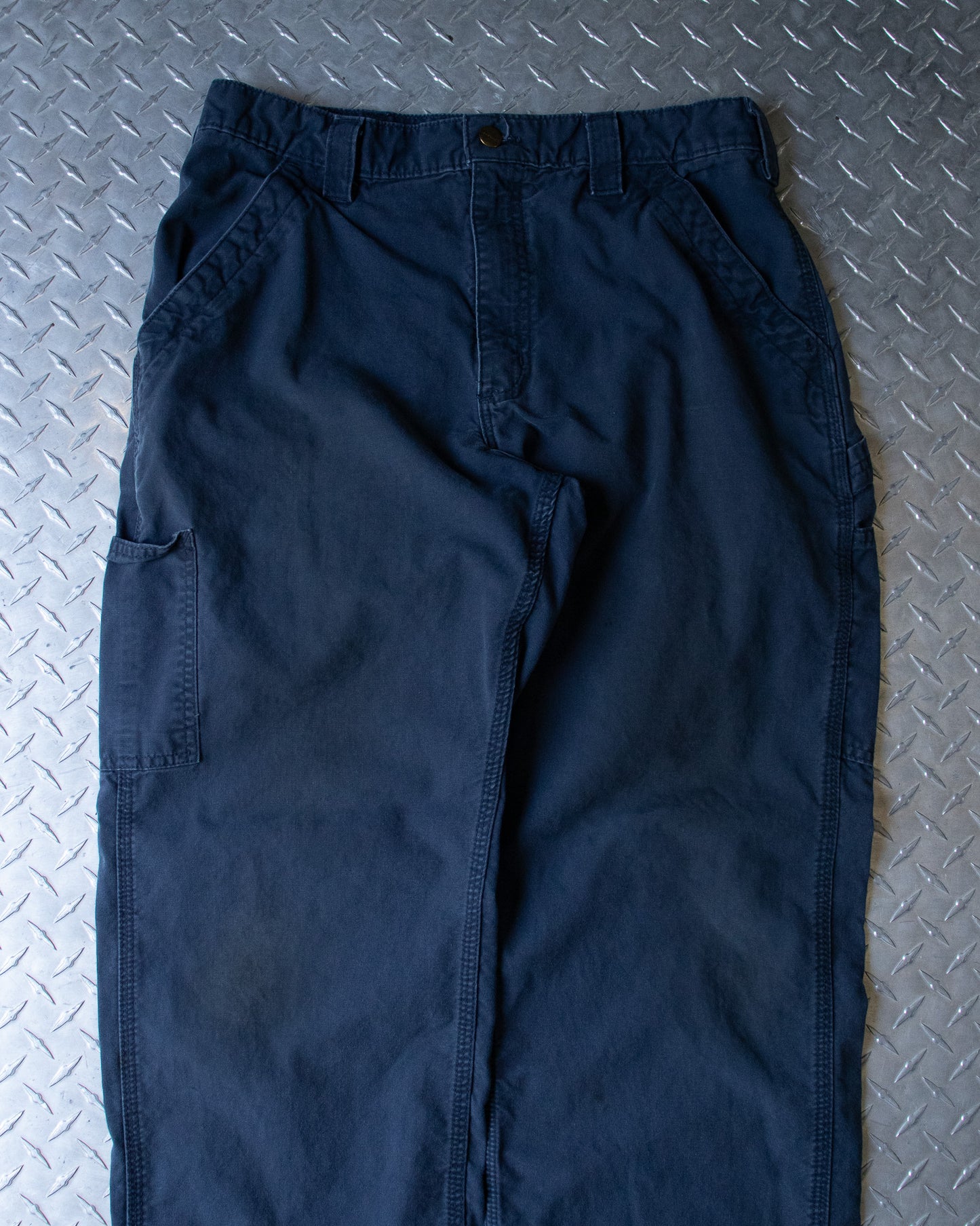 Navy Carhartt Carpenter Pants - 33 x 29.5