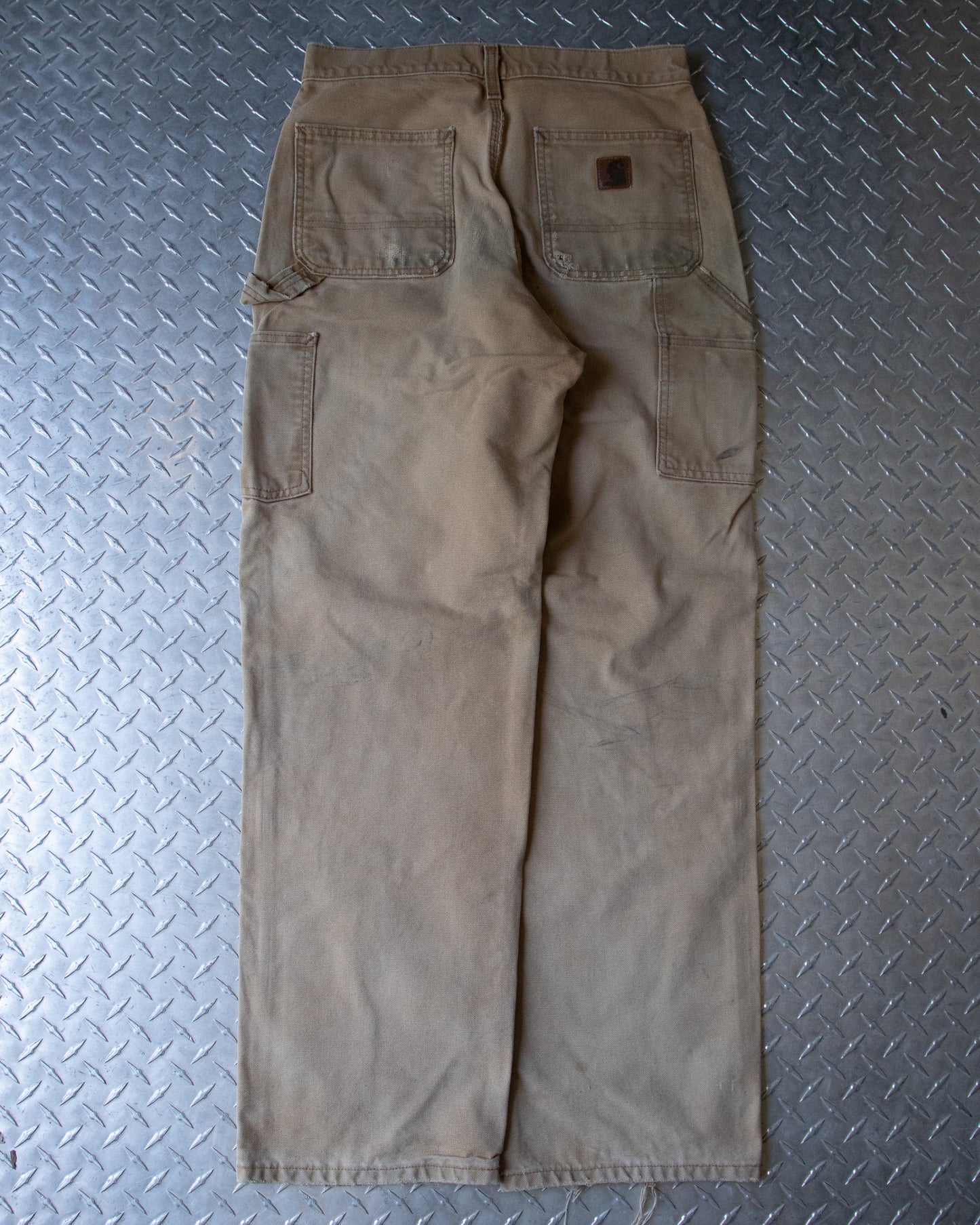 Brown Distressed Carhartt Carpenter Pants - 30 x 31