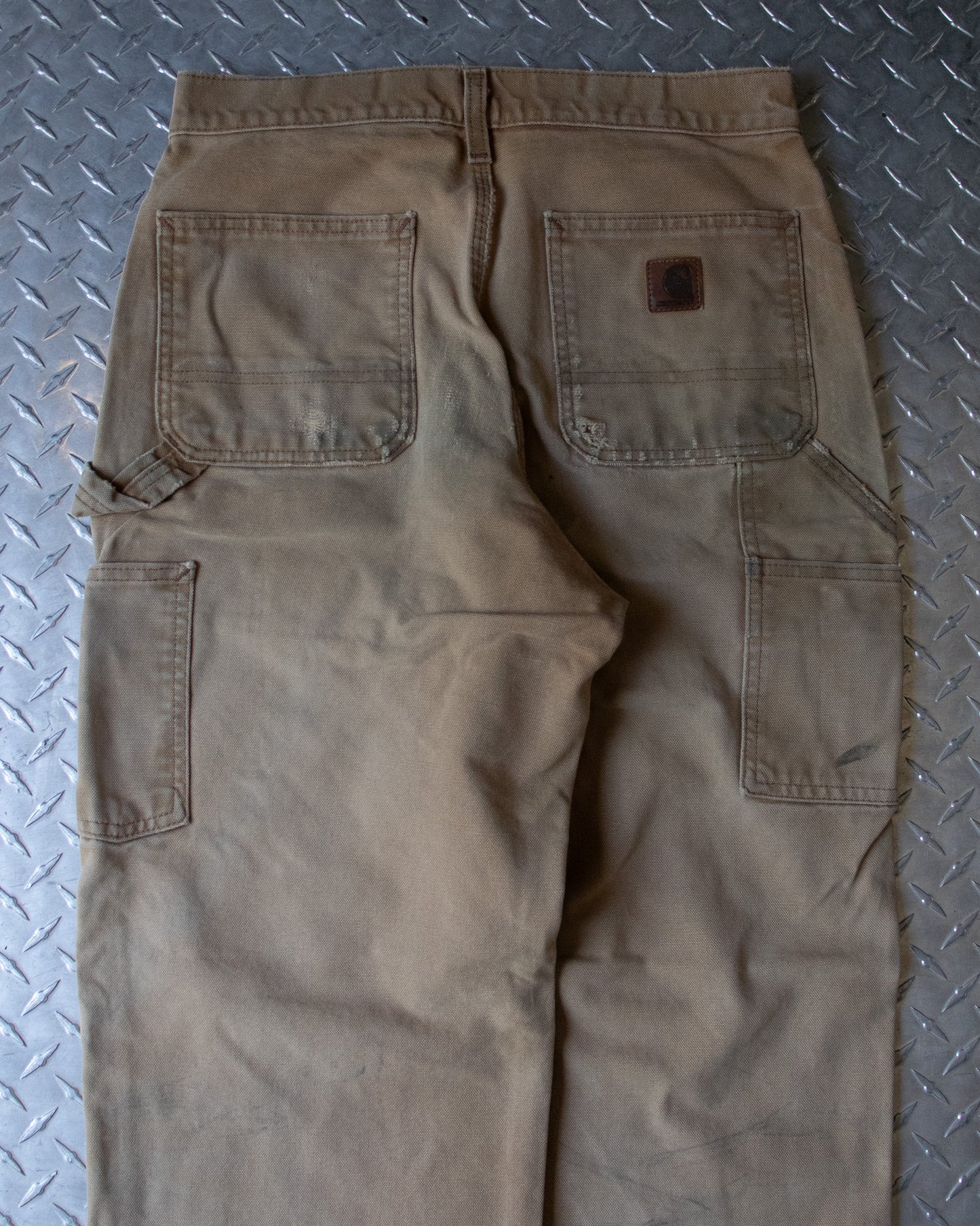 Brown Distressed Carhartt Carpenter Pants - 30 x 31