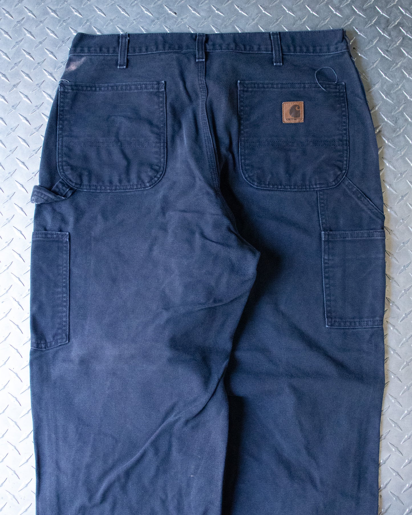 Navy Carhartt Carpenter Pants - 35 x 29