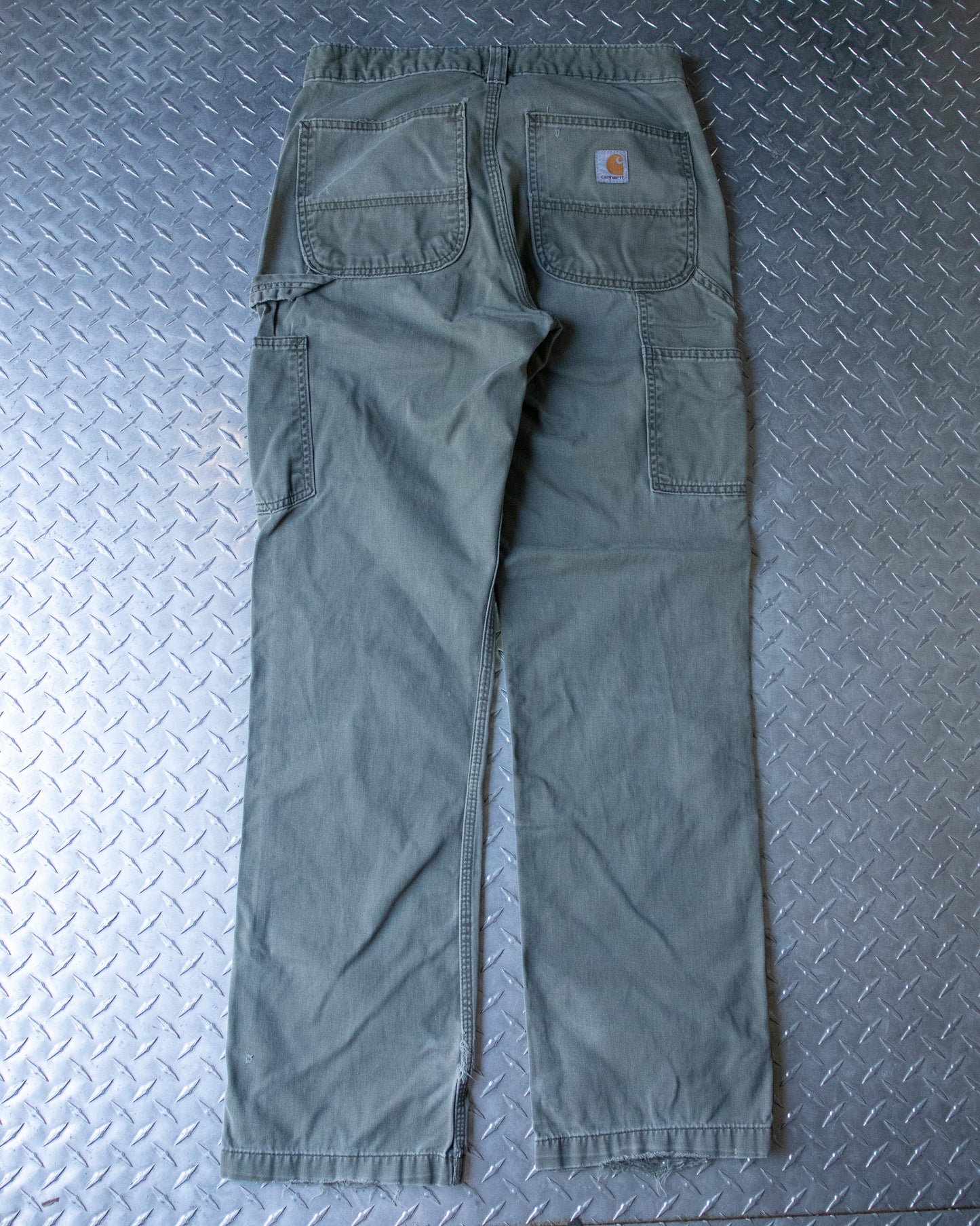 Green Carhartt Carpenter Pants - 31 x 32