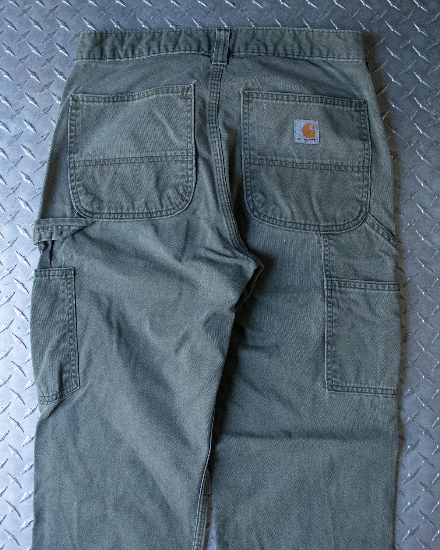 Green Carhartt Carpenter Pants - 31 x 32