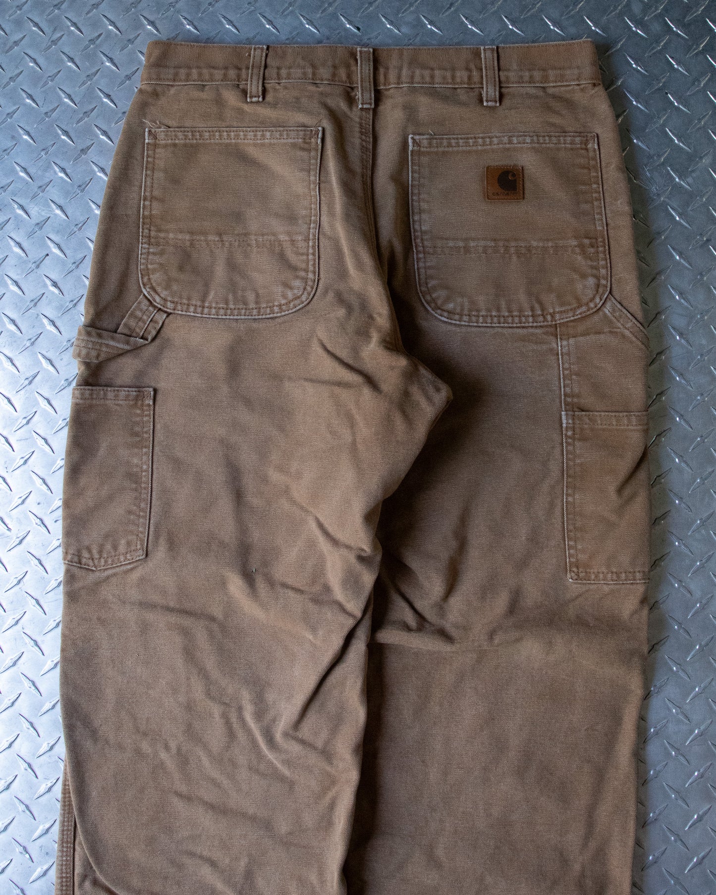 Brown Blanket Lined Carhartt Carpenter Pants