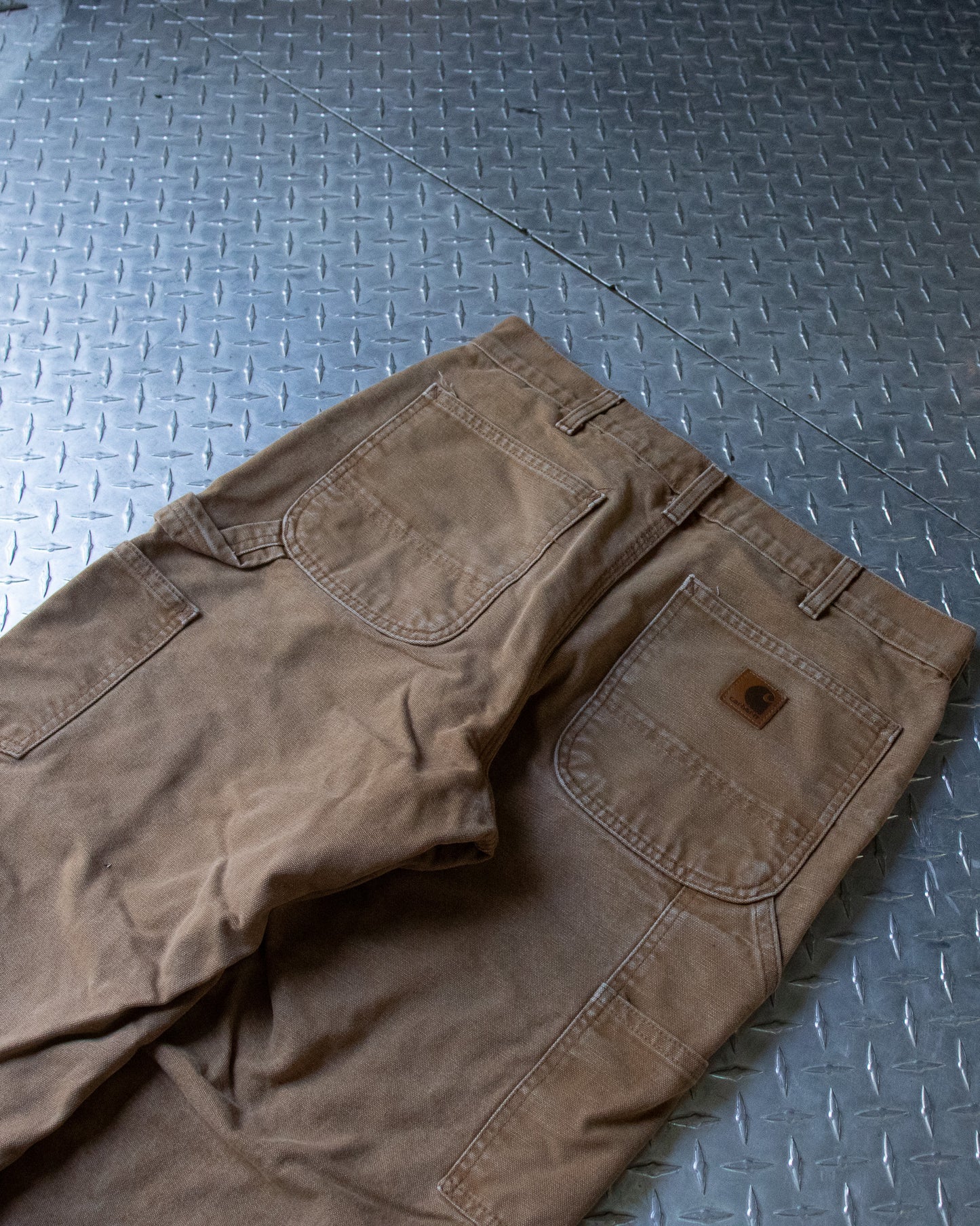 Brown Blanket Lined Carhartt Carpenter Pants