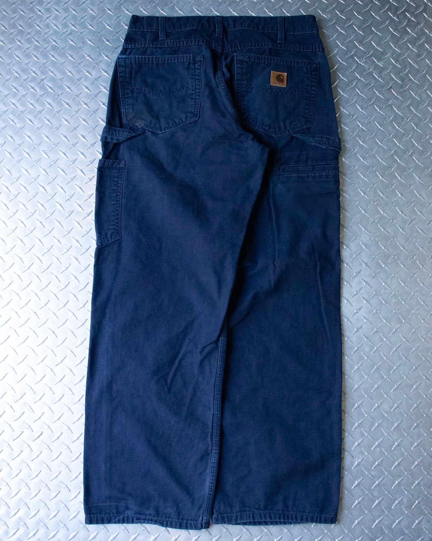 Navy Carhartt Carpenter Pants - 31 x 30