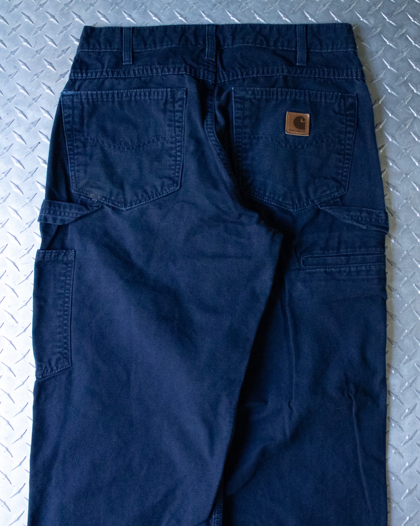 Navy Carhartt Carpenter Pants - 31 x 30