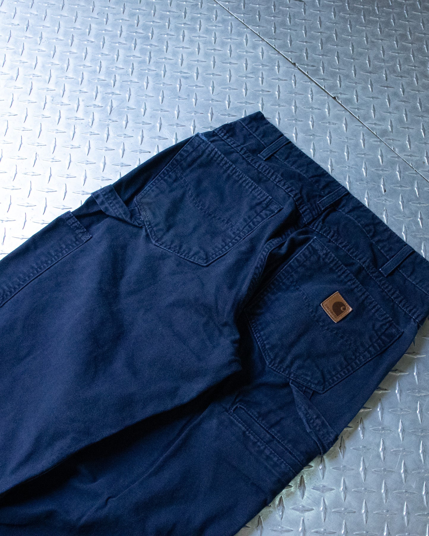 Navy Carhartt Carpenter Pants - 31 x 30