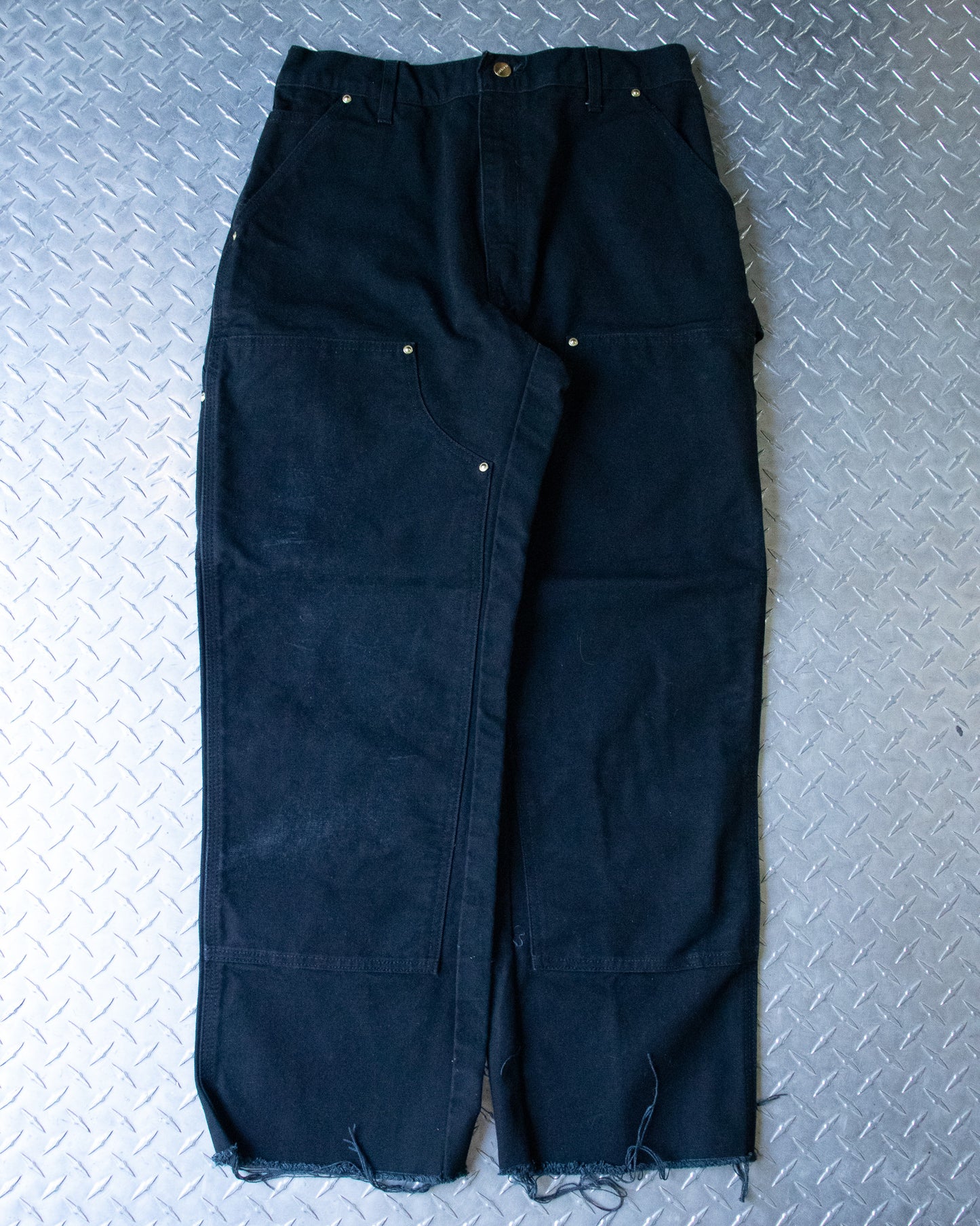 90s Black Carhartt Double Knee Pants - 31 x 27