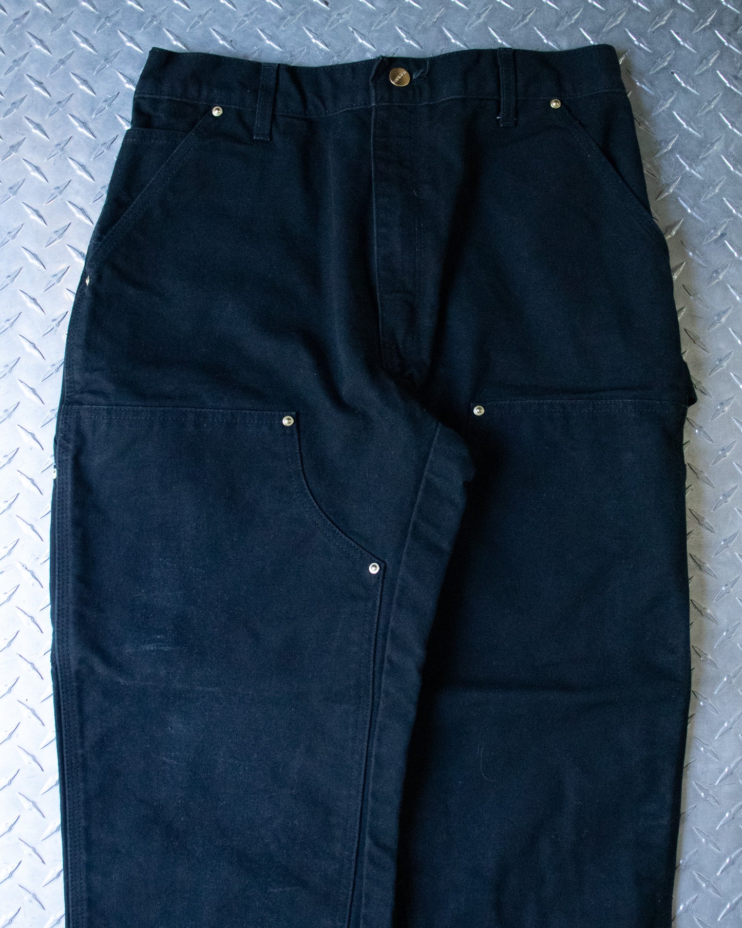 90s Black Carhartt Double Knee Pants - 31 x 27