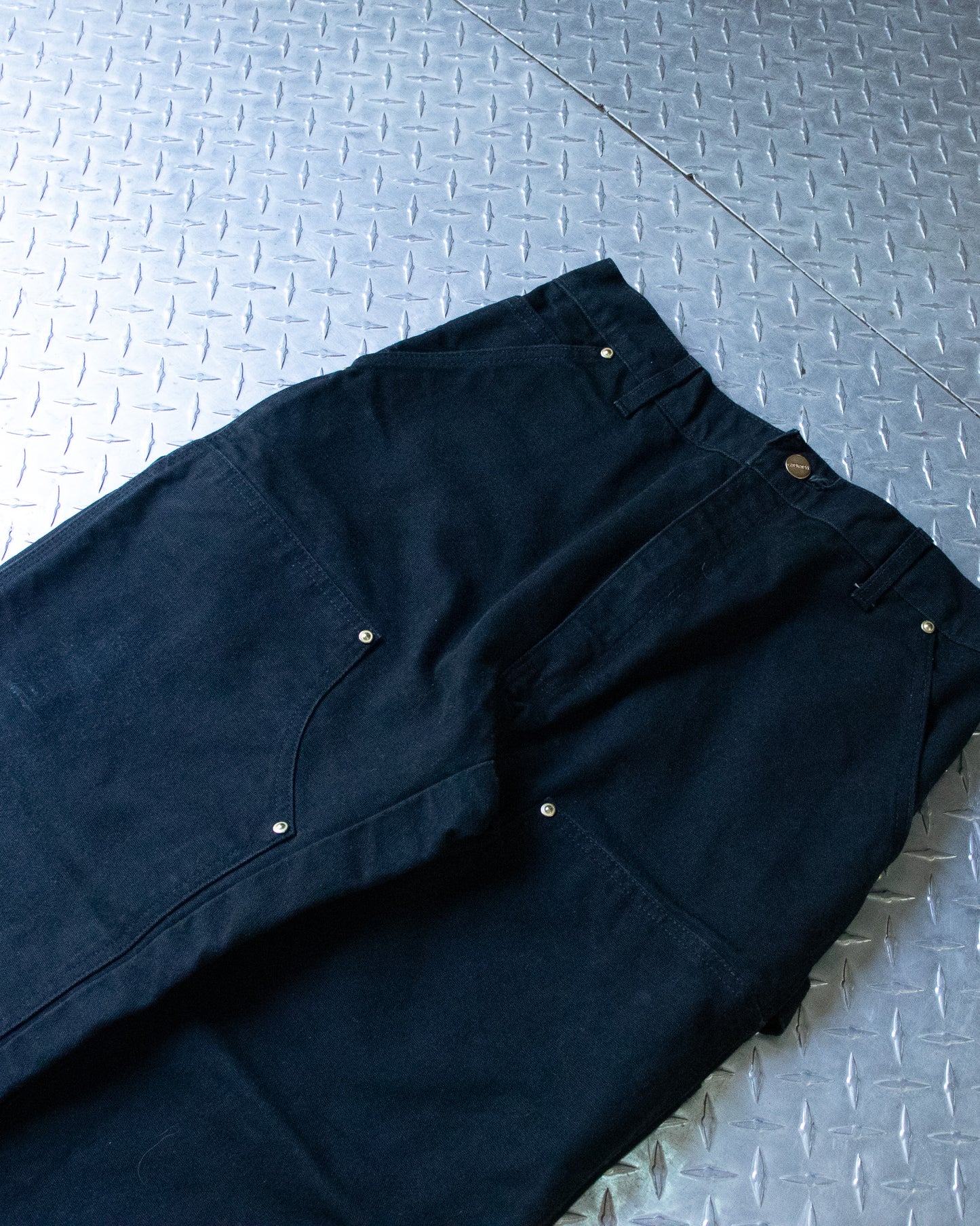 90s Black Carhartt Double Knee Pants - 31 x 27