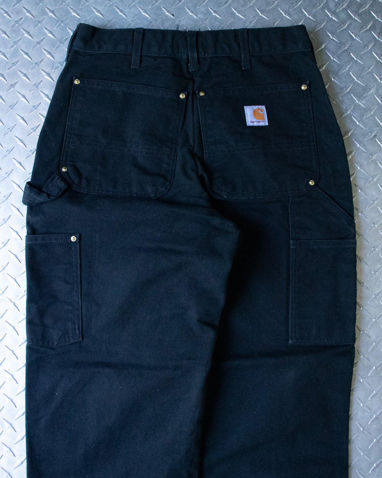 90s Black Carhartt Double Knee Pants - 31 x 27