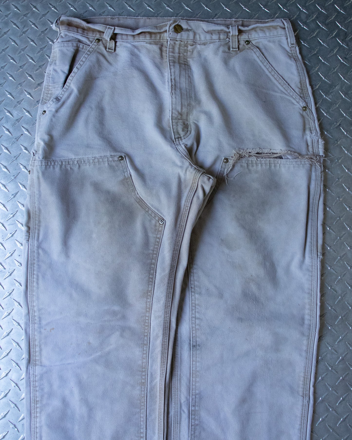 00s Light Tan Carhartt Double Knee Pants - 36 x 32