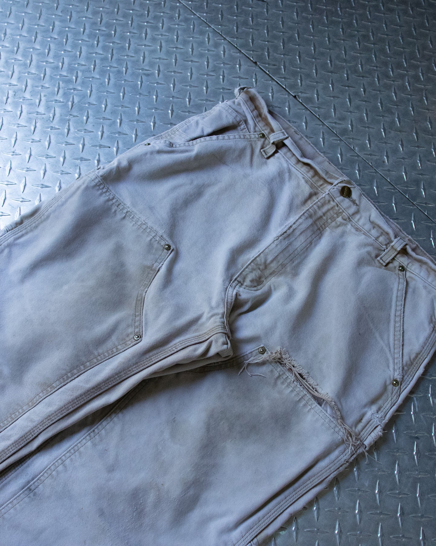 00s Light Tan Carhartt Double Knee Pants - 36 x 32