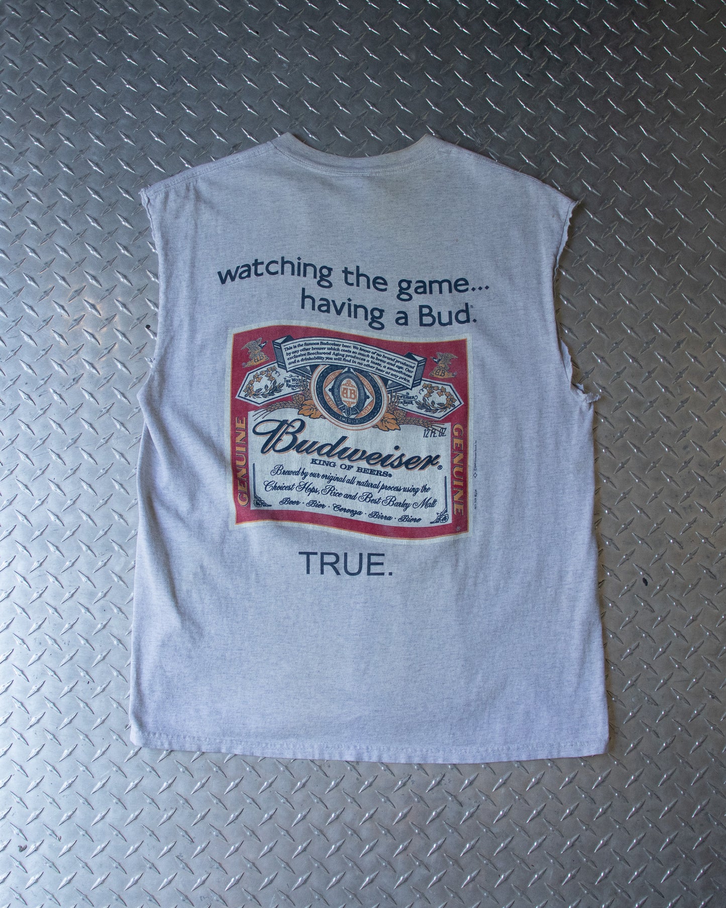 00s Budweiser Sleeveless T Shirt - L