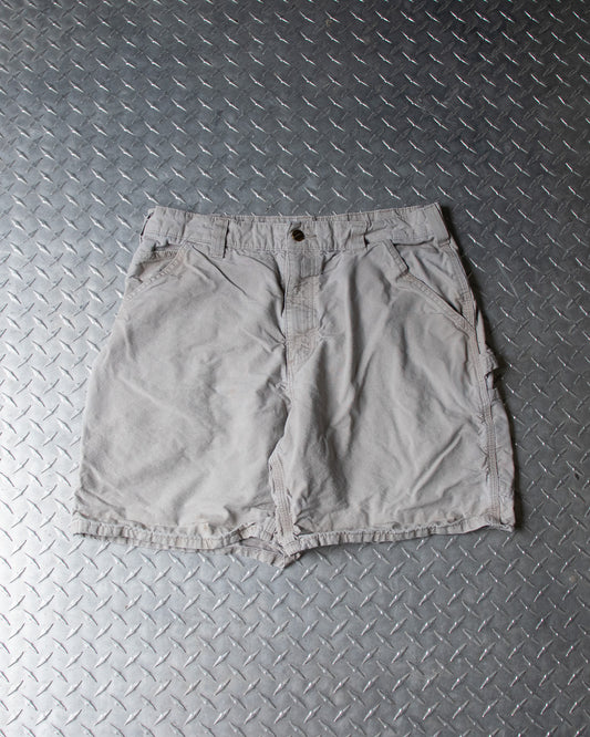 White Carhartt Shorts - 33 Waist