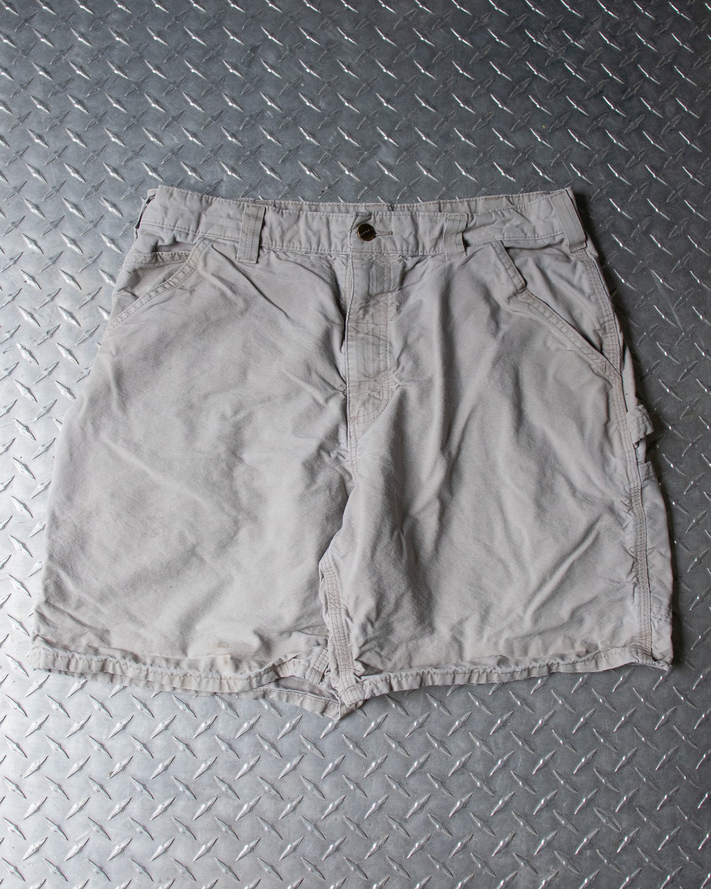 White Carhartt Shorts - 33 Waist