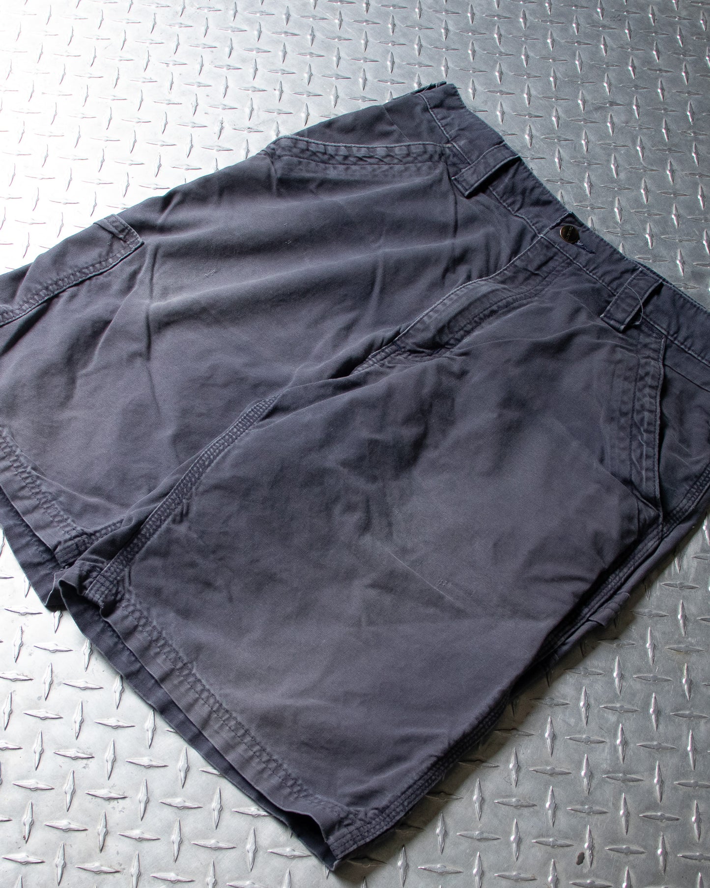 Faded Navy Carhartt Carpenter Shorts - 34 Waist