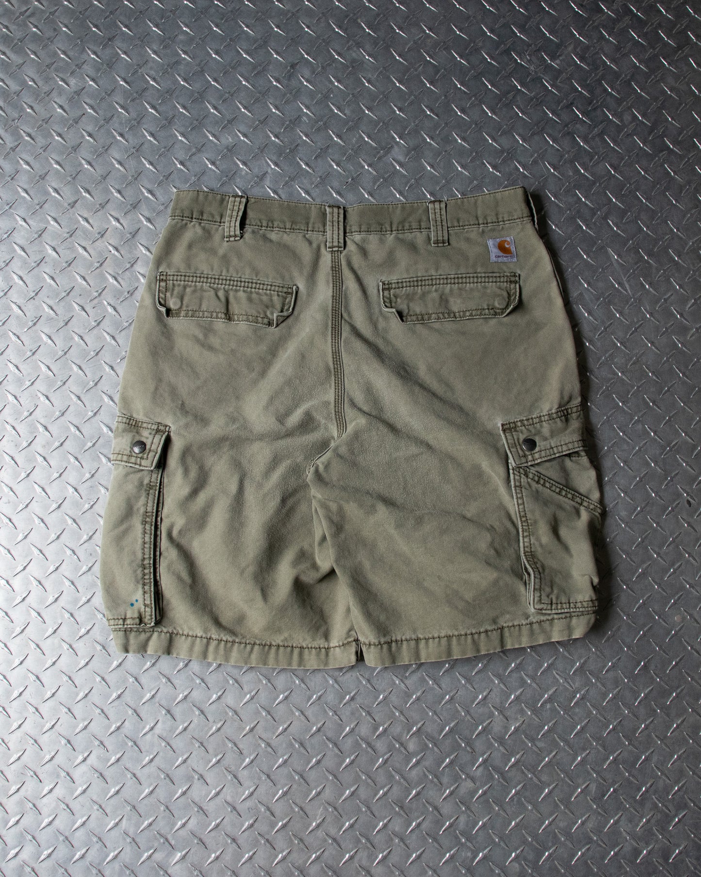 Green Carhartt Cargo Shorts - 34 Waist