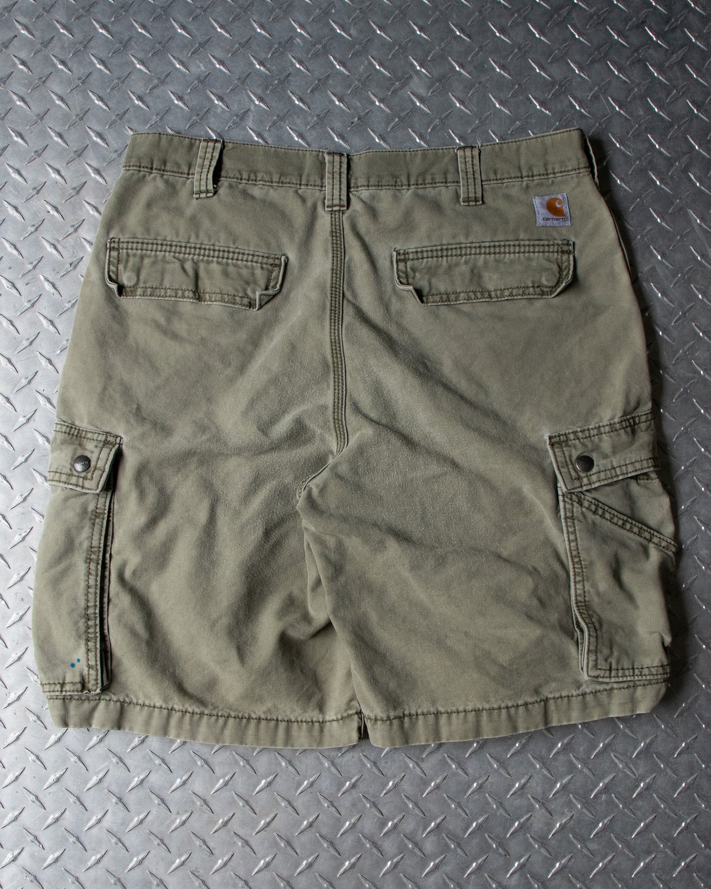 Green Carhartt Cargo Shorts - 34 Waist