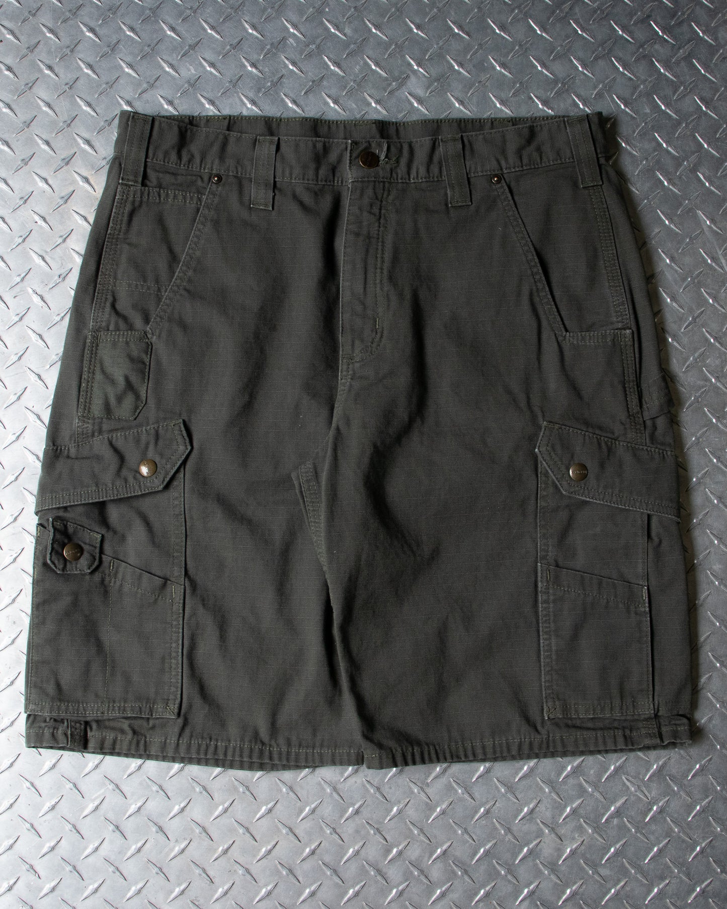 Green Carhartt Cargo Shorts - 34 Waist