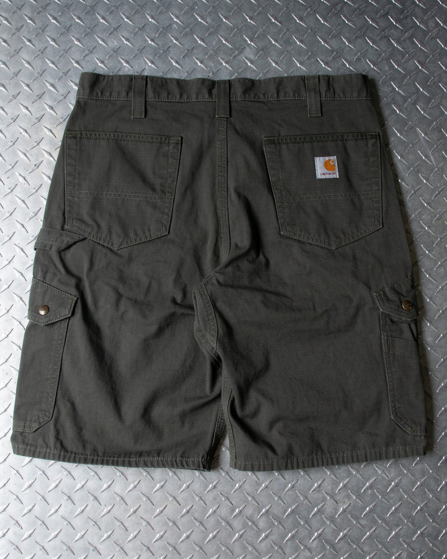 Green Carhartt Cargo Shorts - 34 Waist