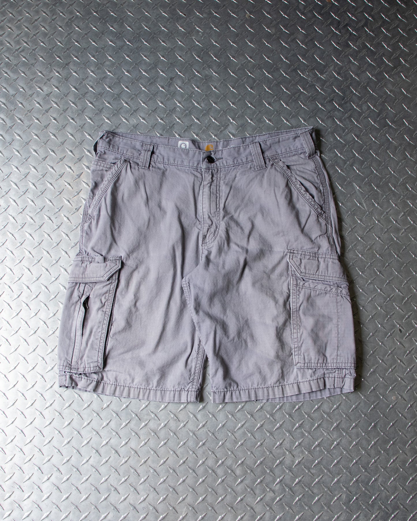 Grey Carhartt Cargo Shorts - 34 Waist