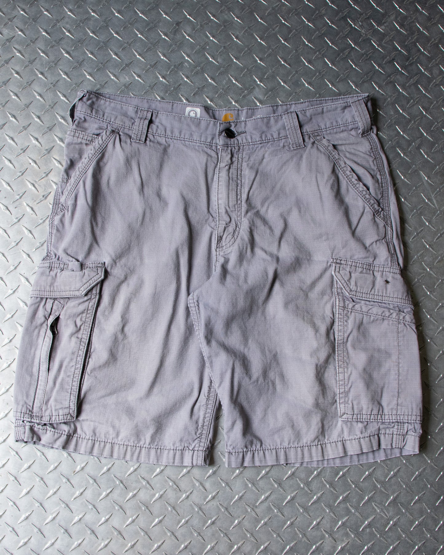 Grey Carhartt Cargo Shorts - 34 Waist