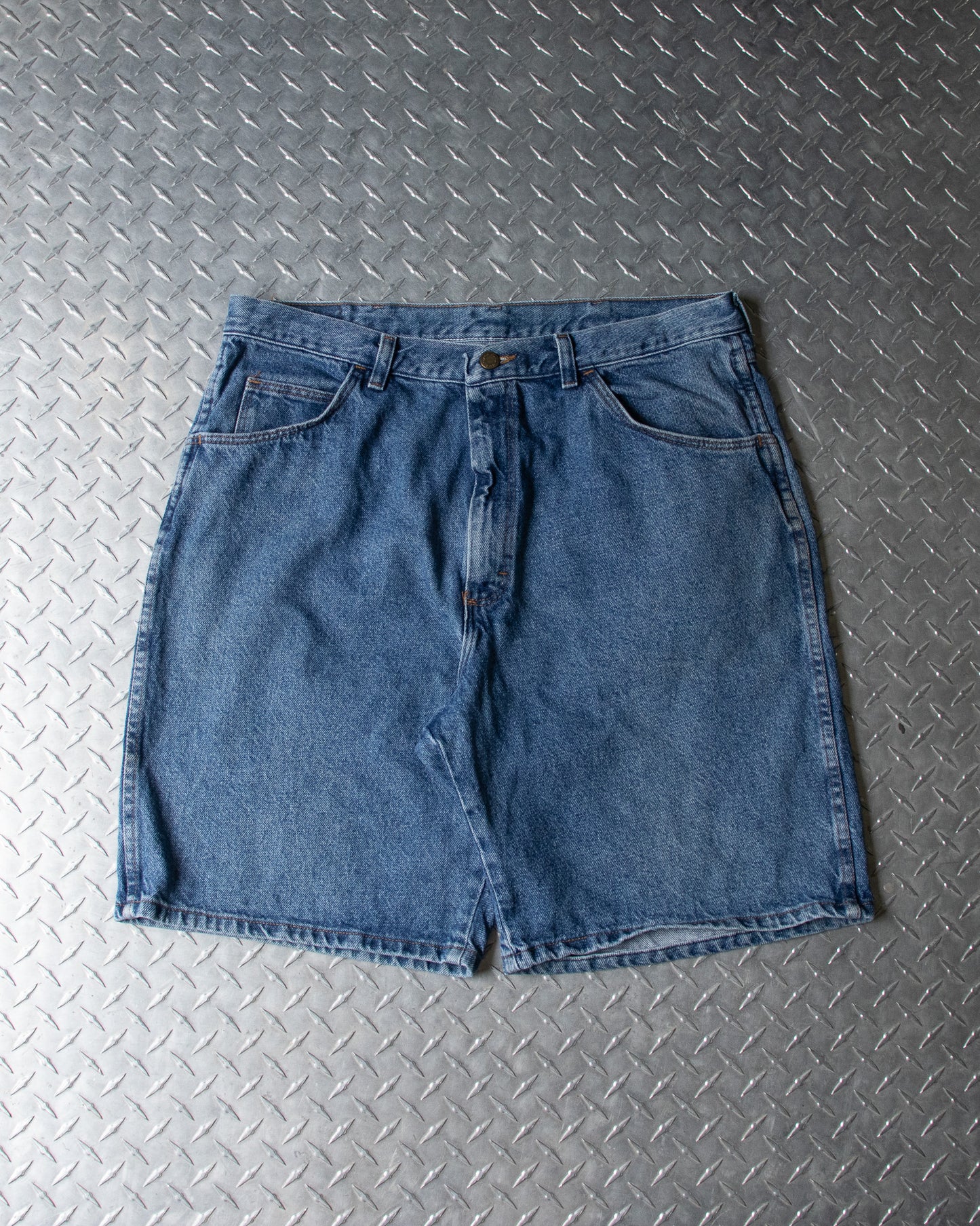 00s Denim Wrangler Shorts - 36 Waist