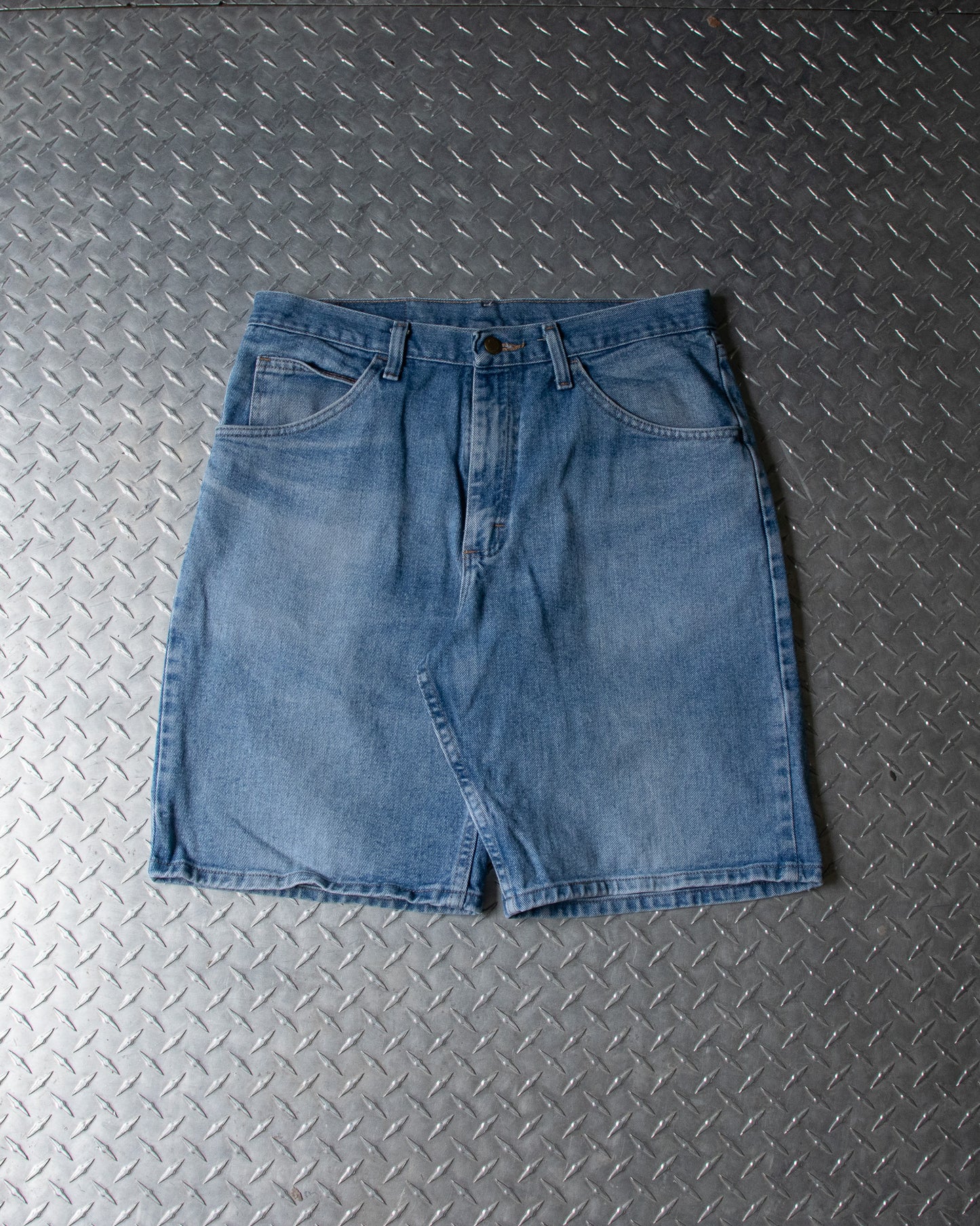 00s Denim Wrangler Shorts - 34 Waist