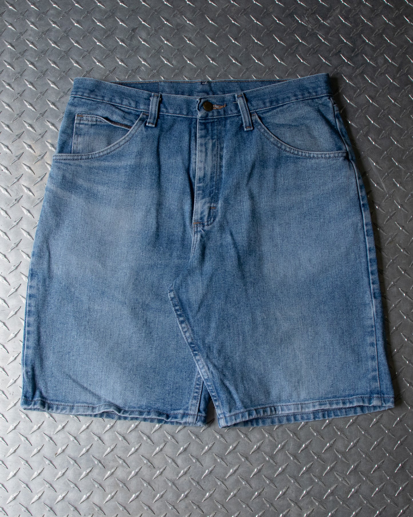 00s Denim Wrangler Shorts - 34 Waist