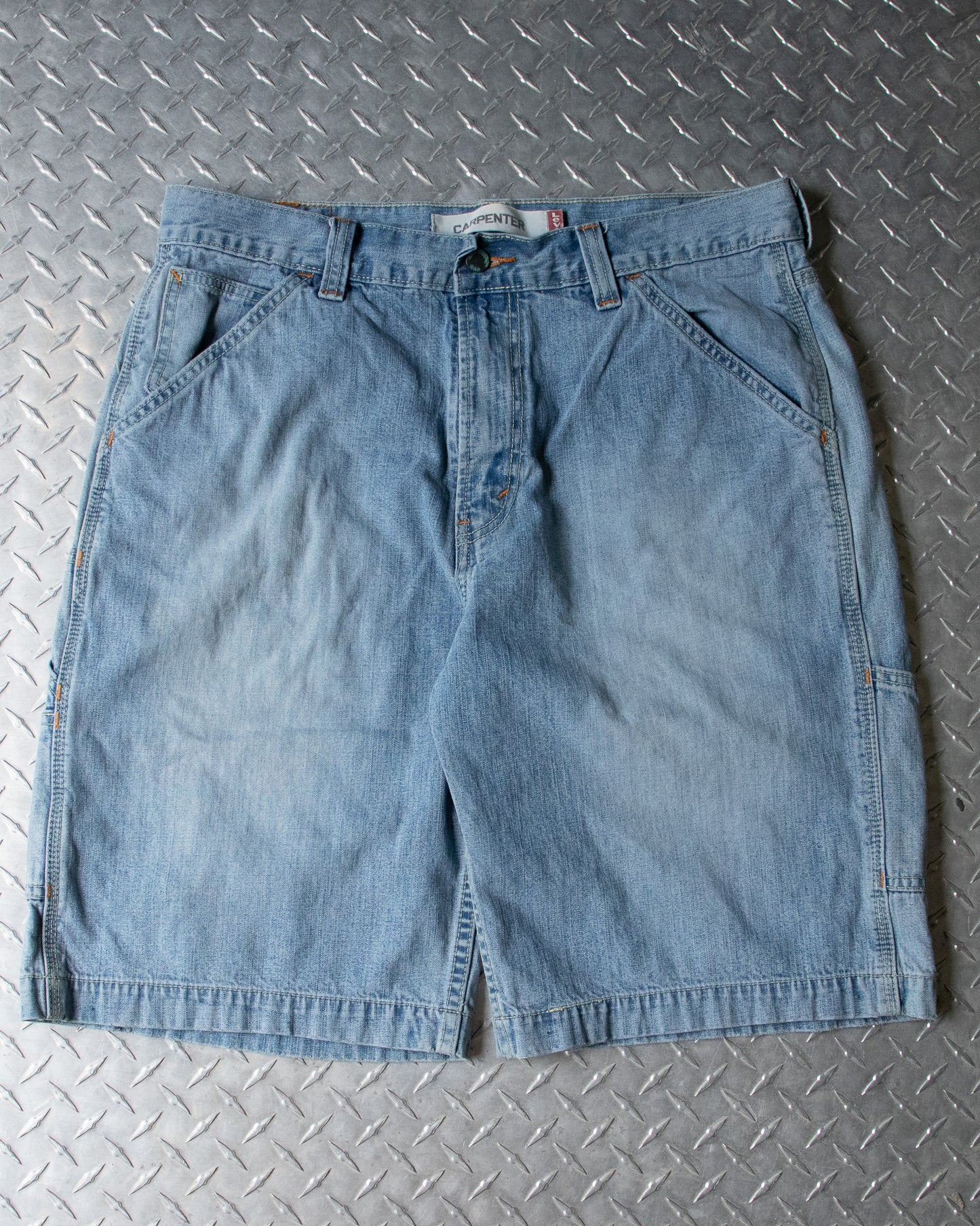 00s Denim Levis Carpenter Shorts - 35 Waist