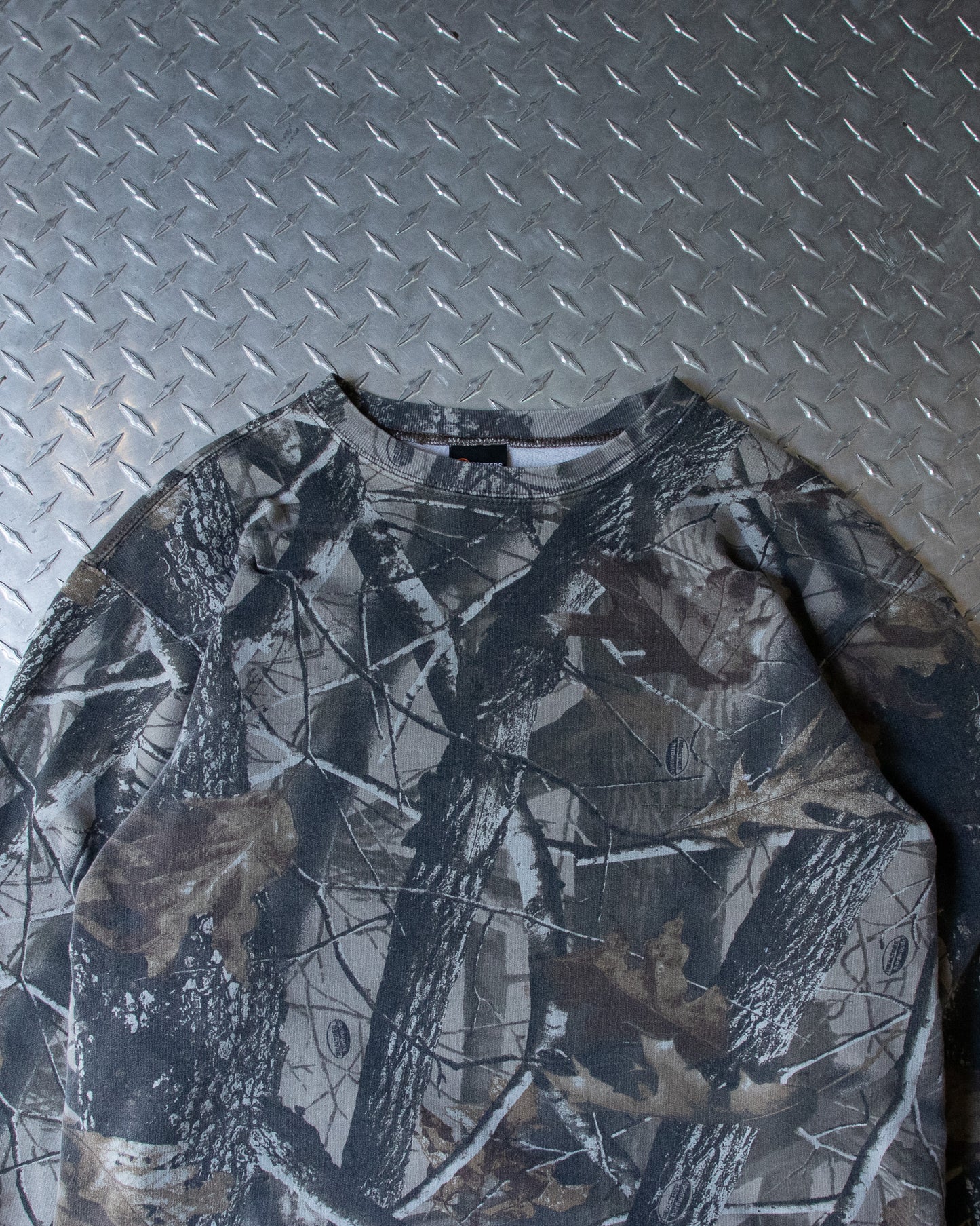 Real tree Camo Crewneck Sweatshirt - M