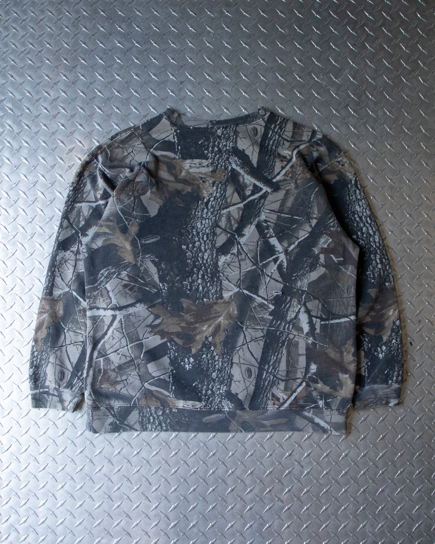 Real tree Camo Crewneck Sweatshirt - M