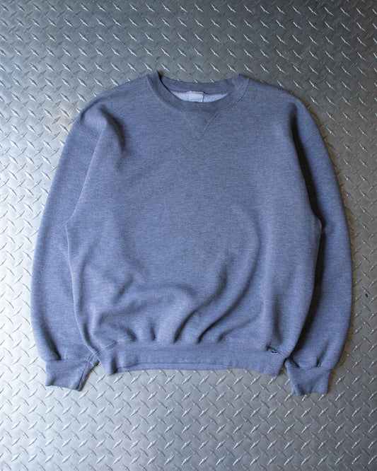 00s Grey Russell Crewneck Sweatshirt - L