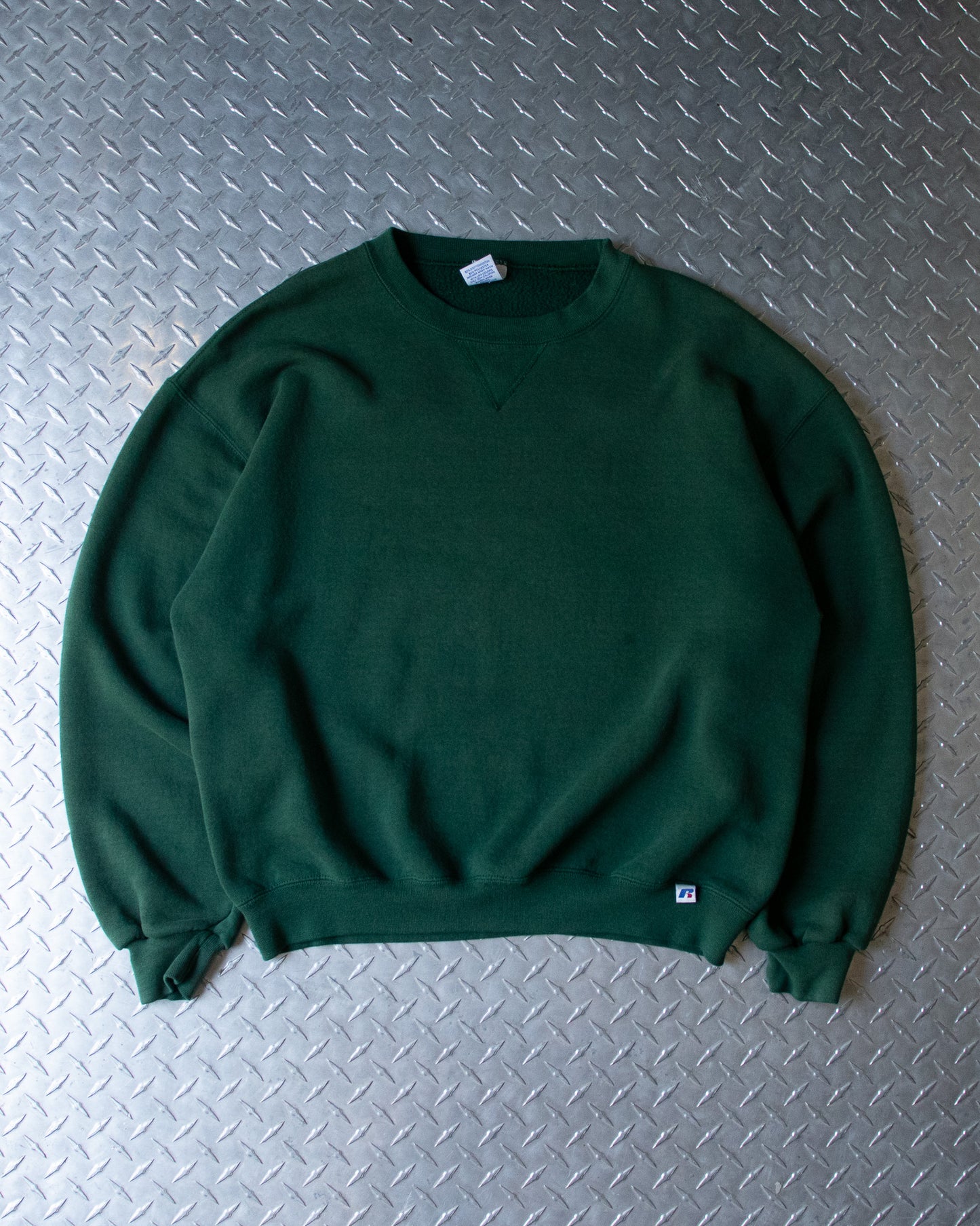 00s Green Russell Crewneck Sweatshirt - L