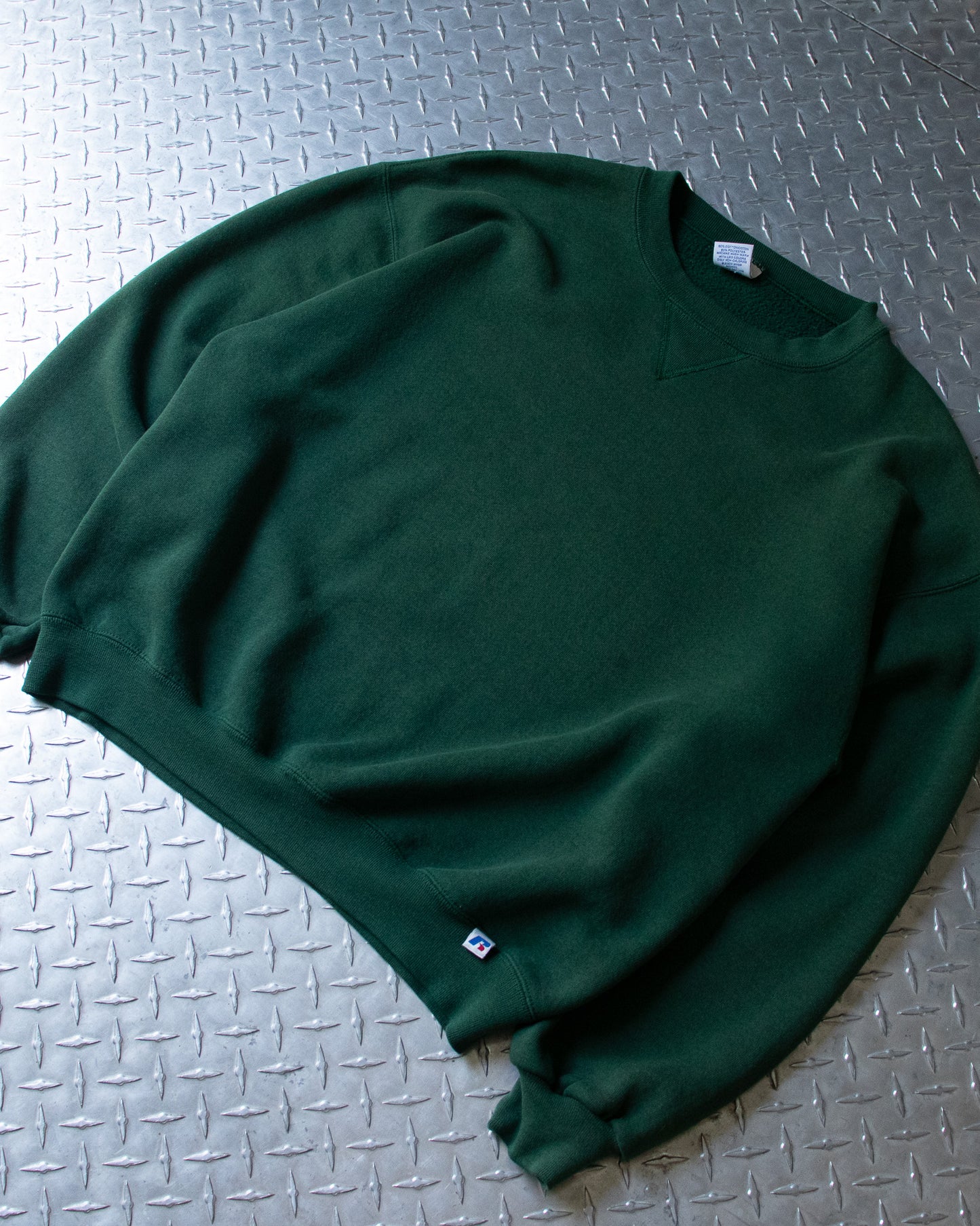 00s Green Russell Crewneck Sweatshirt - L