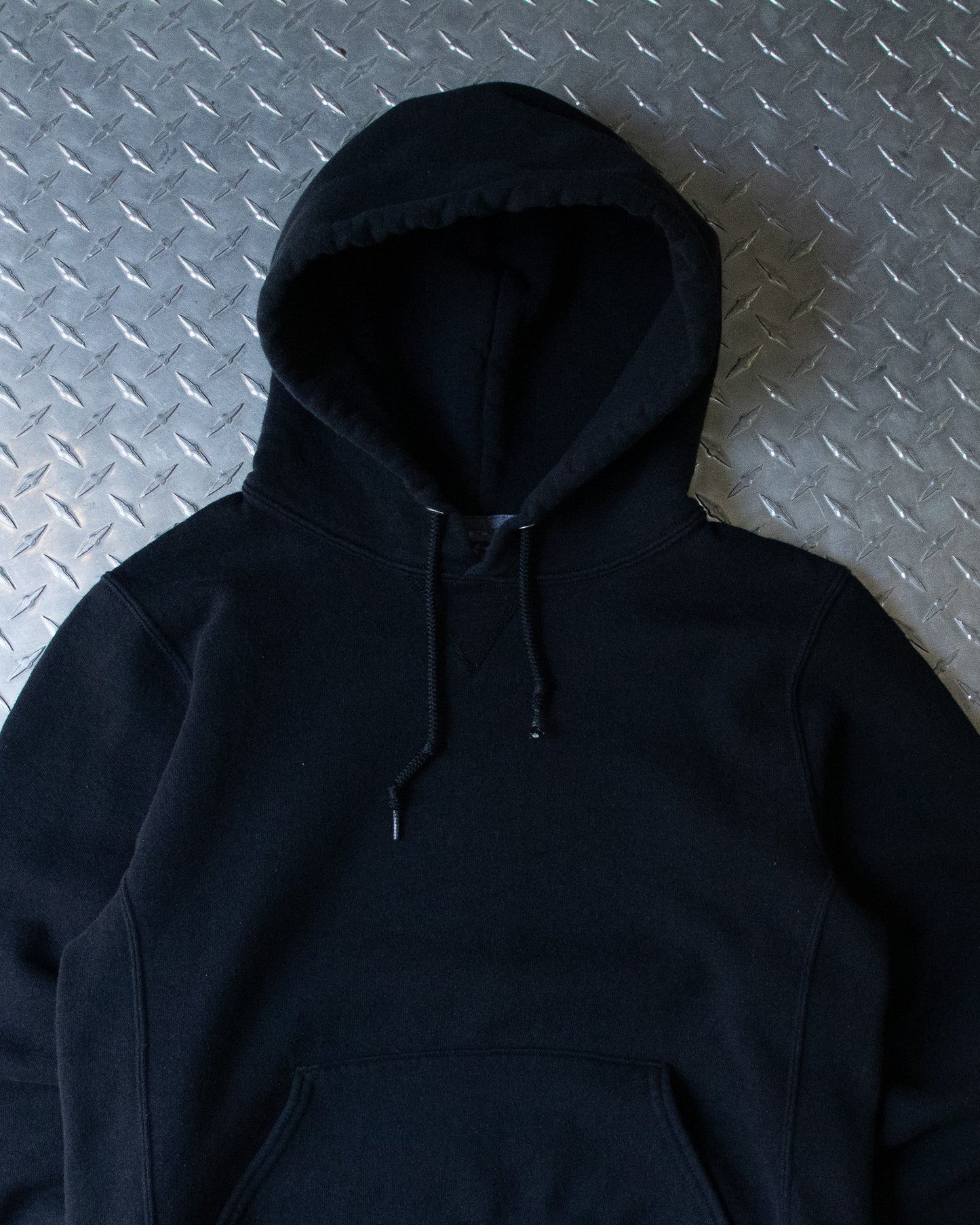 00s Black Russel Hoodie - S