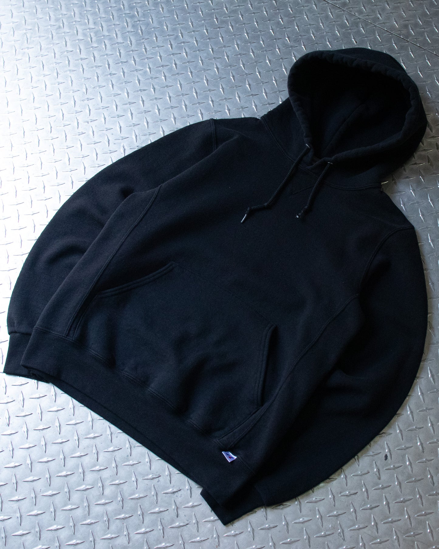 00s Black Russel Hoodie - S