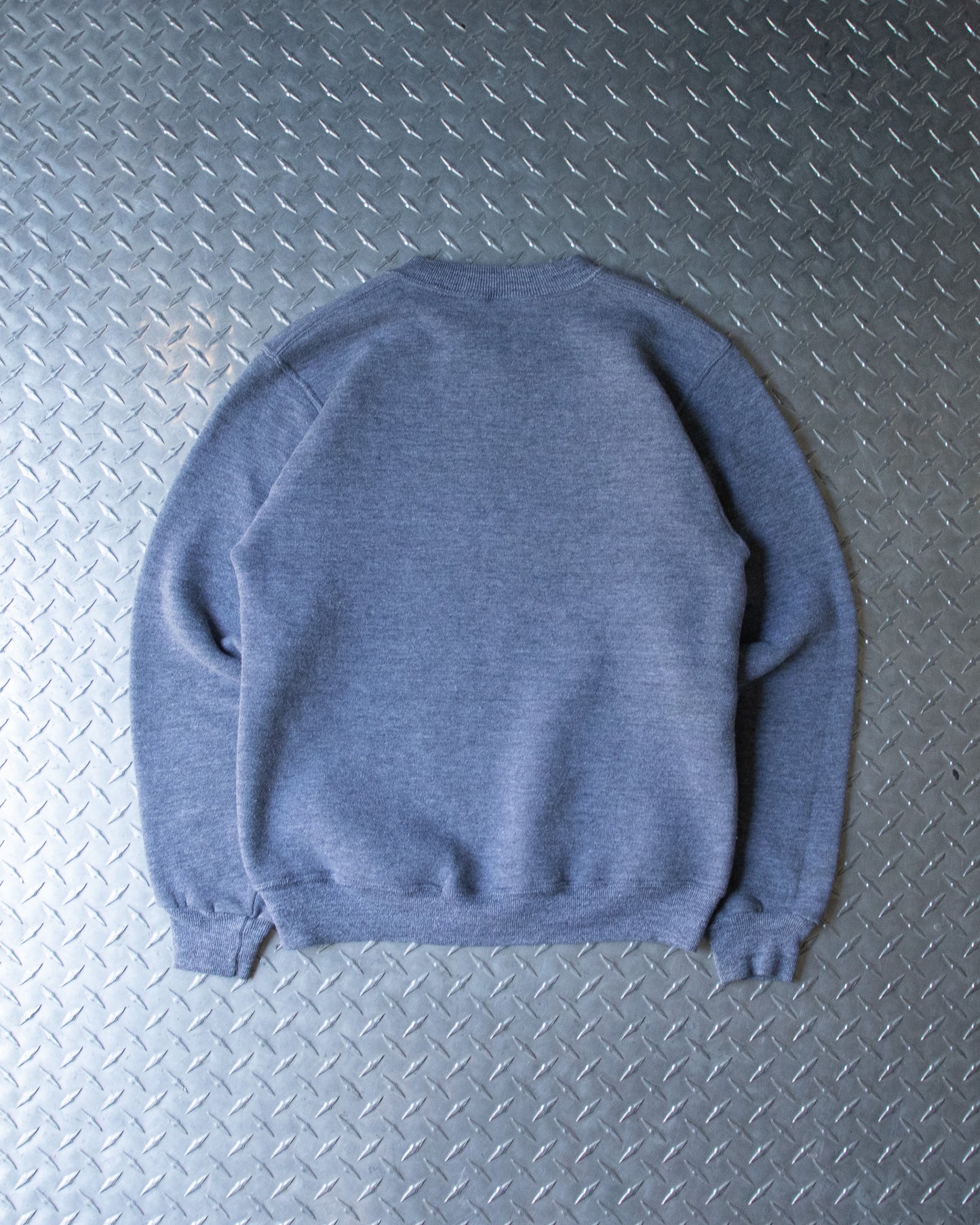 80s Grey Russell Crewneck Sweatshirt - S