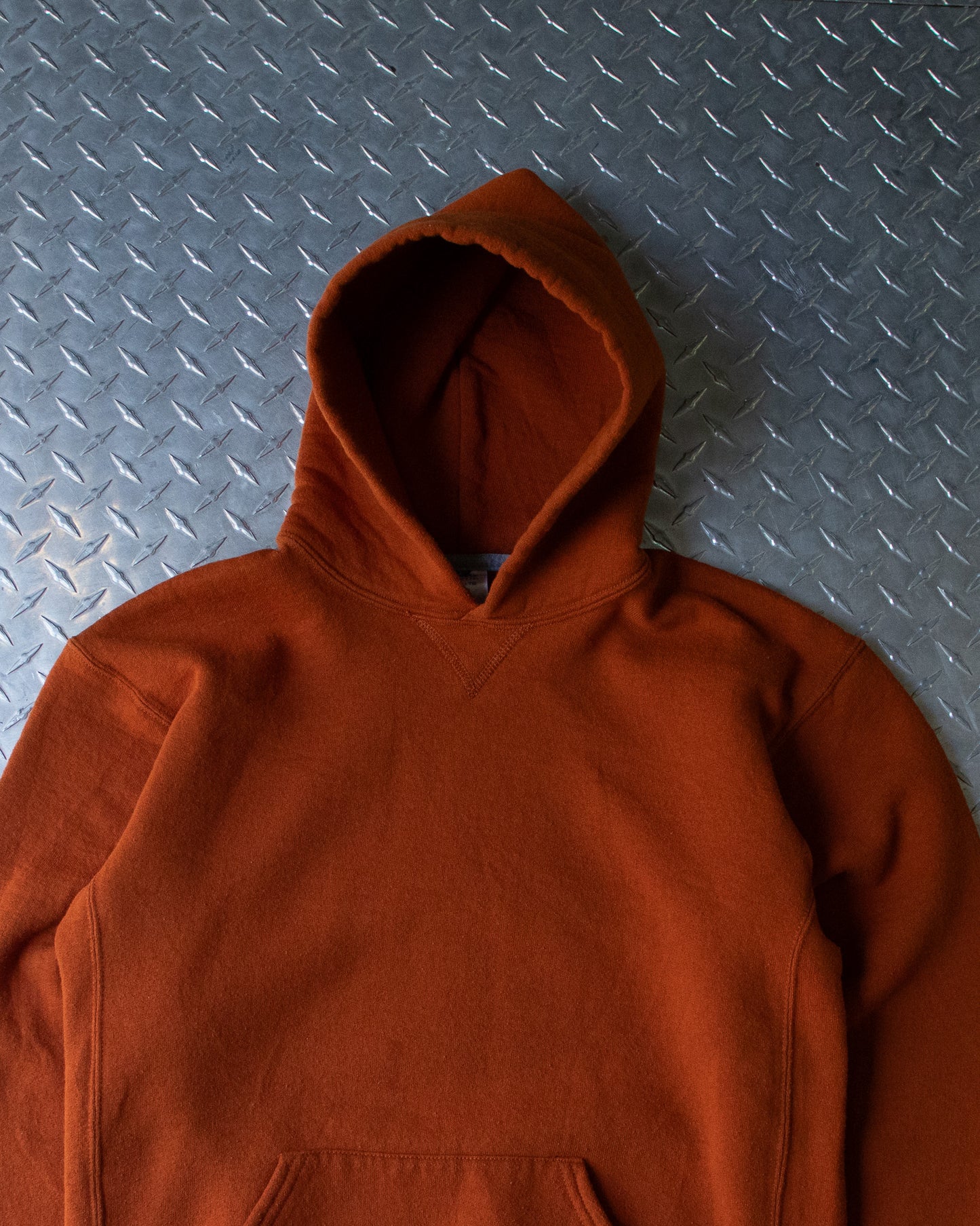 00s Orange Russell Hoodie - S