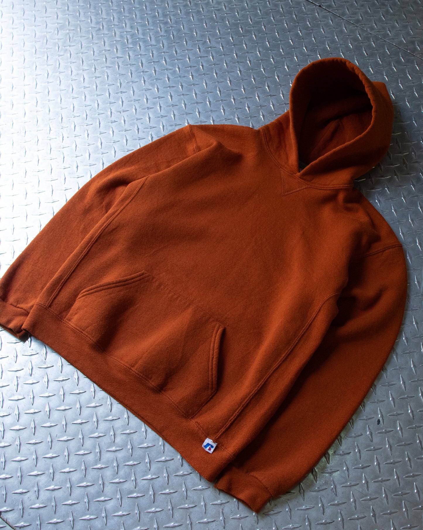 00s Orange Russell Hoodie - S