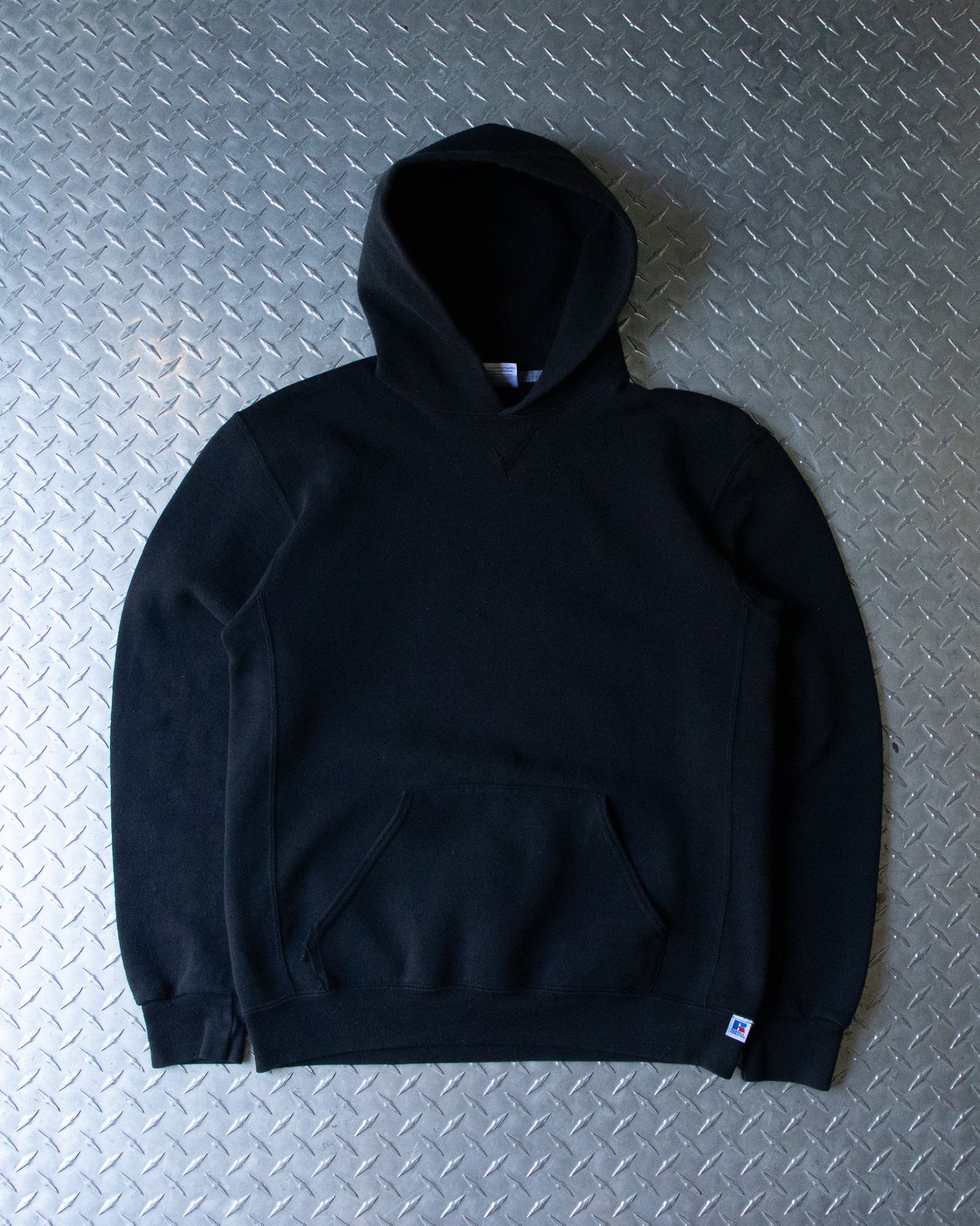 00s Black Russell Hoodie - S