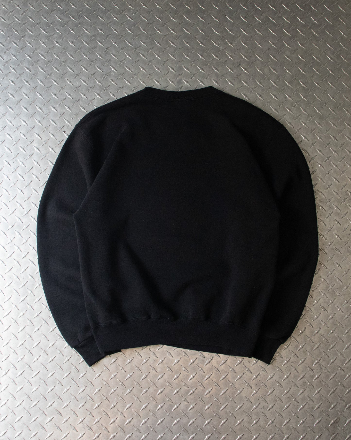 00s Black Russell Crewneck Sweatshirt - M