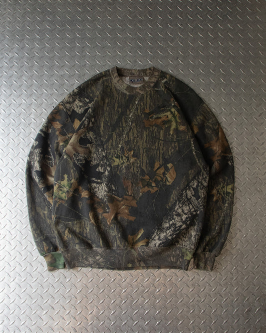 00s Real Tree Camo Crewneck Sweatshirt - L